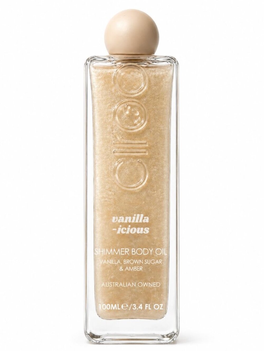 Ciroa Vanilla-icious Shimmer Body Oil Vanilla Brown Sugar Amber Glow Oil 3.4 oz